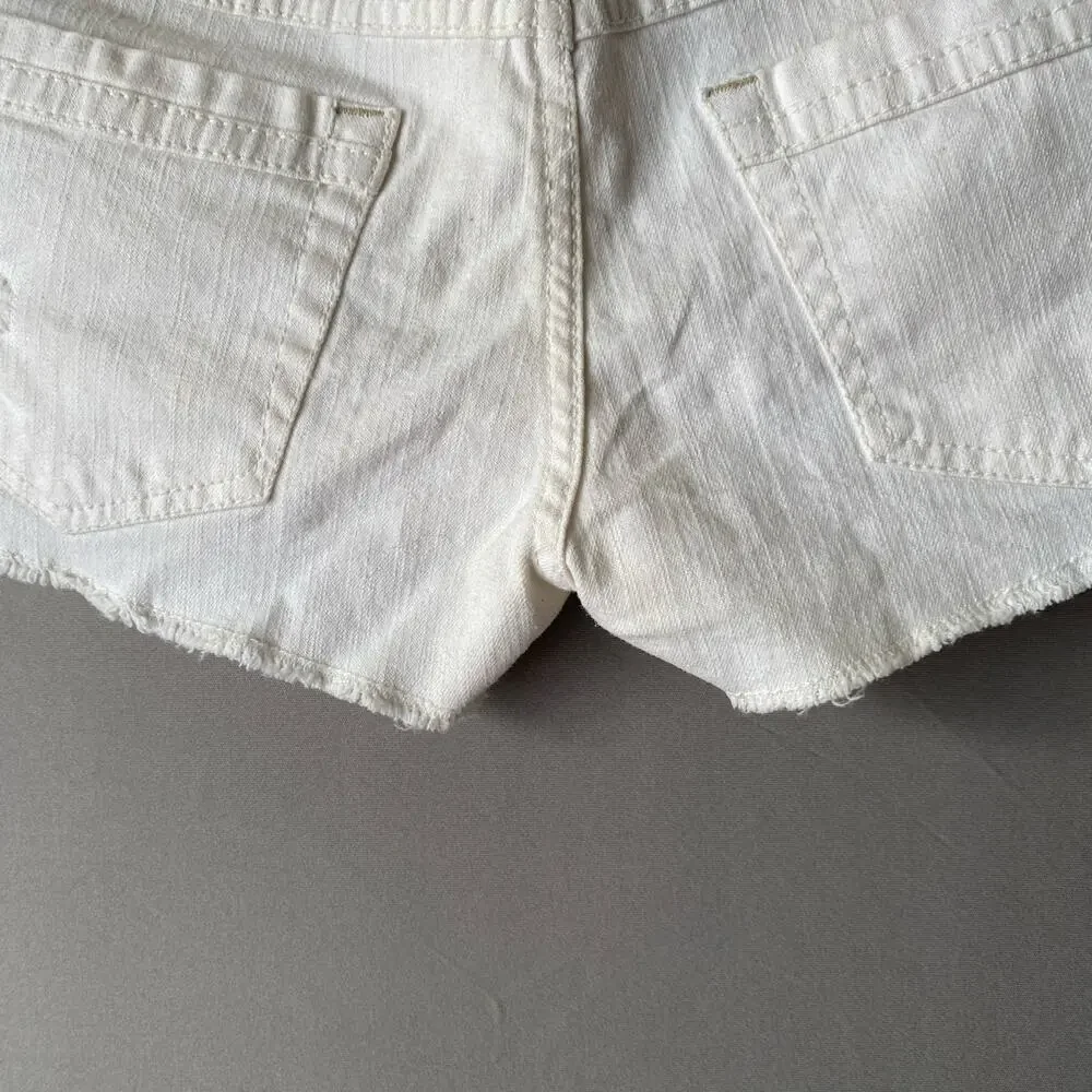 Wallflower‎ sz 3 white short shorts